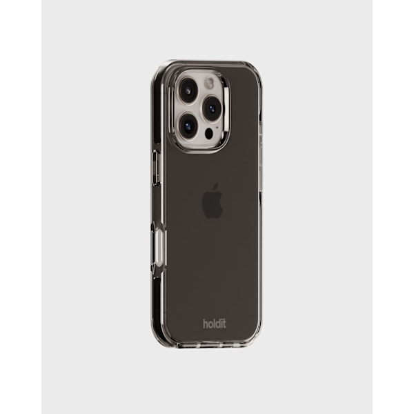 holdit iPhone 16 Pro Mobilskal Seethru Svart