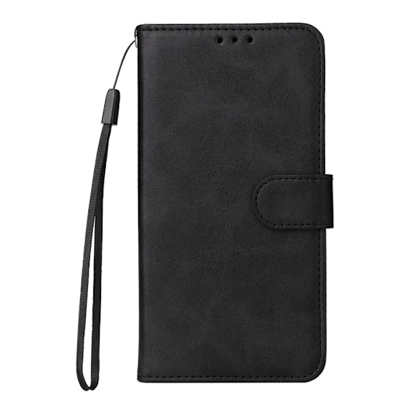 iPhone 14 Pro Fodral Flip Läder Svart