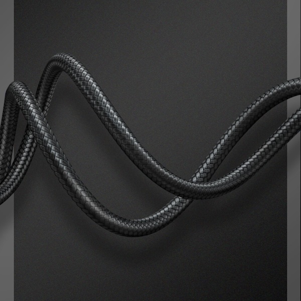 AMORUS MicroUSB 1 Meter - Svart Black Svart