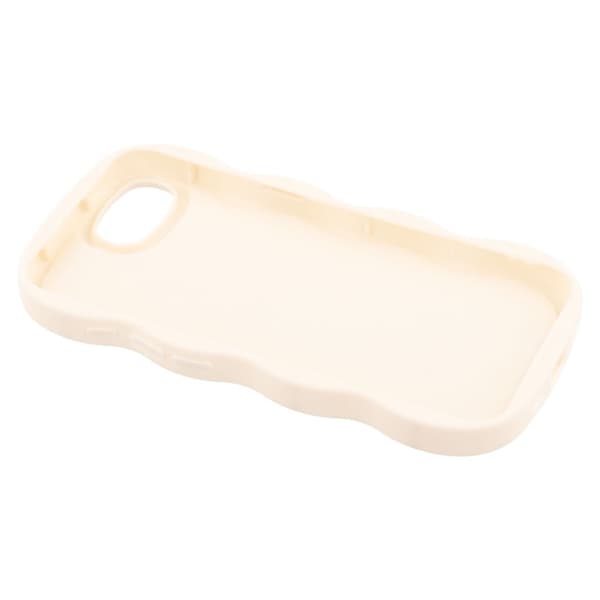 iPhone 17e / 16e Mobilskal Wavy Off White