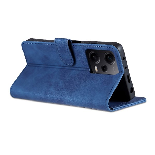 AZNS Xiaomi Redmi Note 12 Pro 5G Fodral Retro Läder Blå