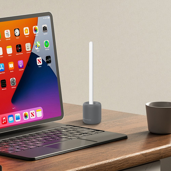 AHASTYLE Apple Pencil 1/2/Pro Vertikal Silikon Ställ Grå