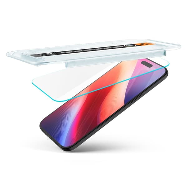 Spigen iPhone Air 2-PACK GLAS.tR "Ez Fit" Skärmskydd