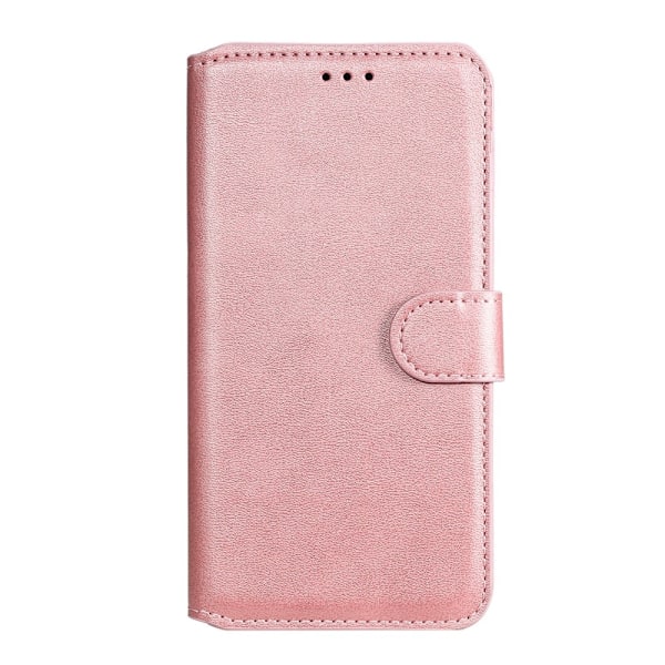 iPhone 13 - Solid Läder Fodral - Roséguld