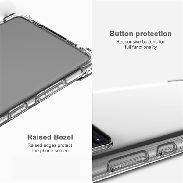 IMAK Motorola Moto G55 5G Skal TPU Shockproof Transparent