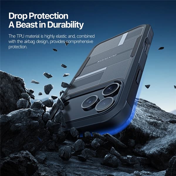 DUX DUCIS iPhone 17 Pro Max Skal SHLD Series Umbra Svart