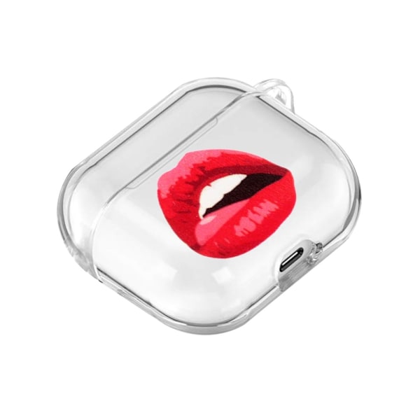 AirPods Skyddsfodral Med Motiv - Röda Läppar Röda Läppar Röda Läppar