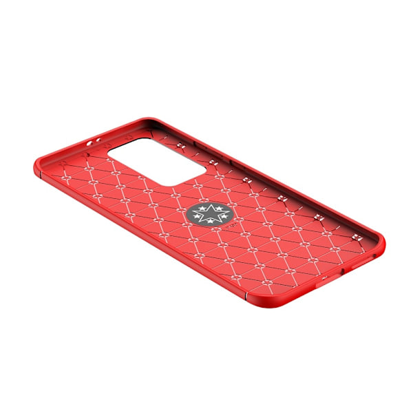 Huawei P40 - Ring Skal - Röd Red Röd