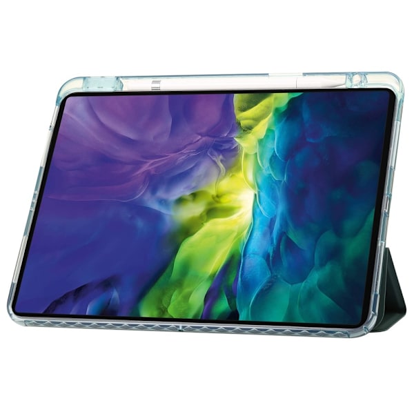 iPad Pro 11 2024 Fodral Tri-Fold Pennhållare Hybrid Grön