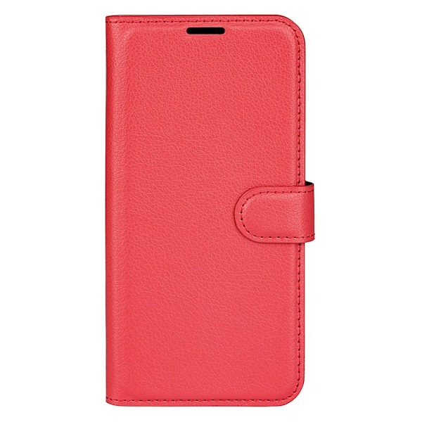 Xiaomi 14 Ultra Fodral Litchi Läder Röd
