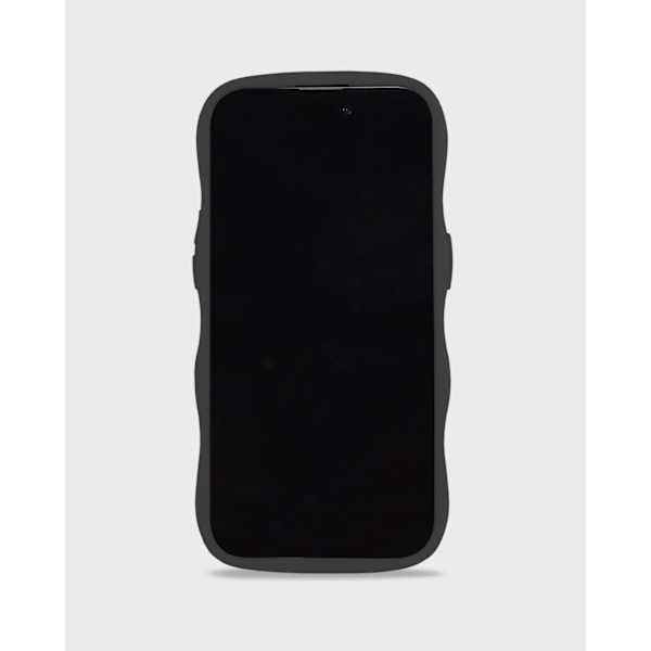 holdit iPhone 15 Pro Skal Wavy Black Mirror