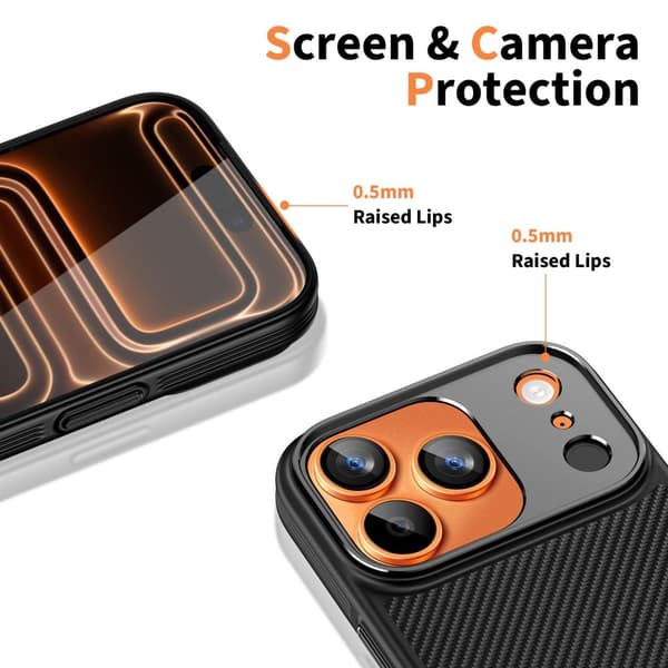 Tech-Protect iPhone 17 Pro Max Skal MagSafe Kevlar Aramid Svart