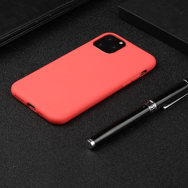 iPhone 15 Plus Skal Frostad TPU Röd