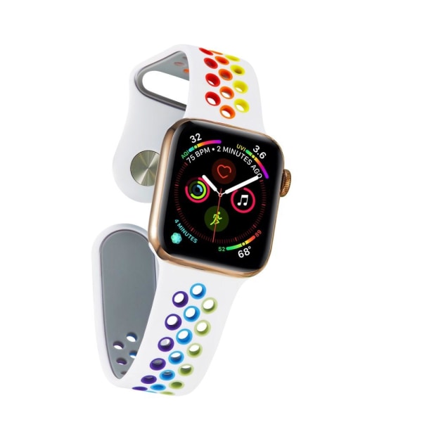Ihåligt Silikon Armband Apple Watch 42/44/45 mm - Pride