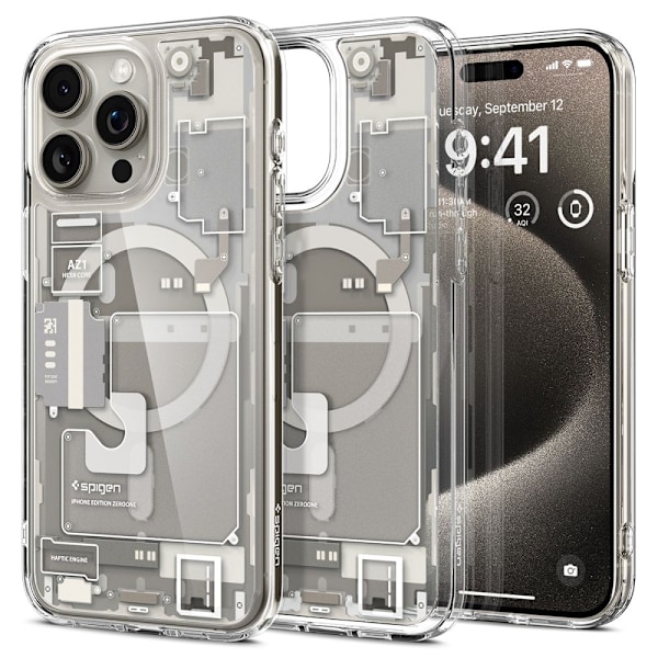 Spigen iPhone 15 Pro Max Skal MagSafe Ultra Hybrid Zero