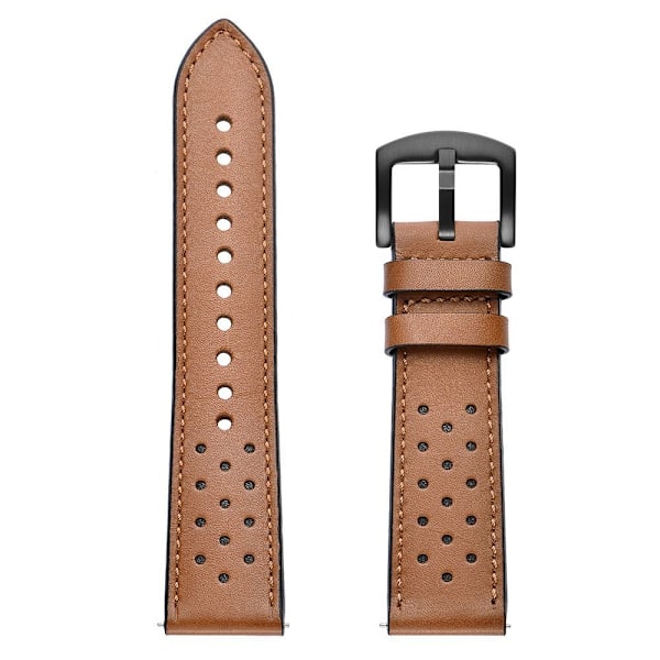 Tech-Protect Äkta Läder Armband Galaxy Watch 4/5/5 Pro/6/7/FE Brun
