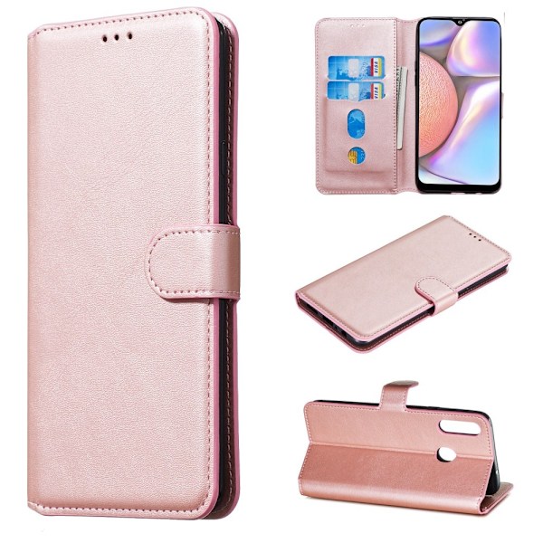 Samsung Galaxy A20s - Plånboksfodral - Roséguld Roséguld Roséguld