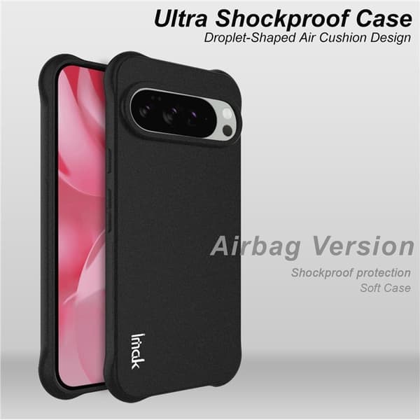 IMAK Google Pixel 10 / 10 Pro Skal TPU Shockproof Svart