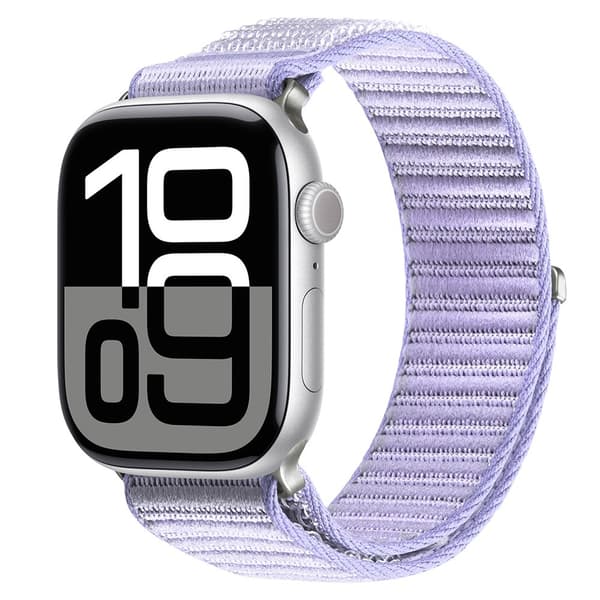 DUX DUCIS Apple Watch 38/40/41/42 mm Armband Nylon Loop Lila