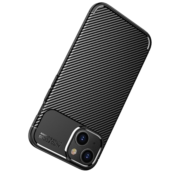 iPhone 14 Pro Skal Kolfiber Textur Blå