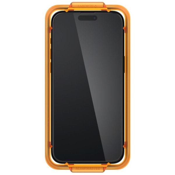 Spigen iPhone 15 Pro Max 2-PACK ALM Glas FC Heltäckande Skärmsky