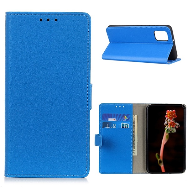 OnePlus 8T / 8T+ - Läder Fodral - Blå Blue Blå