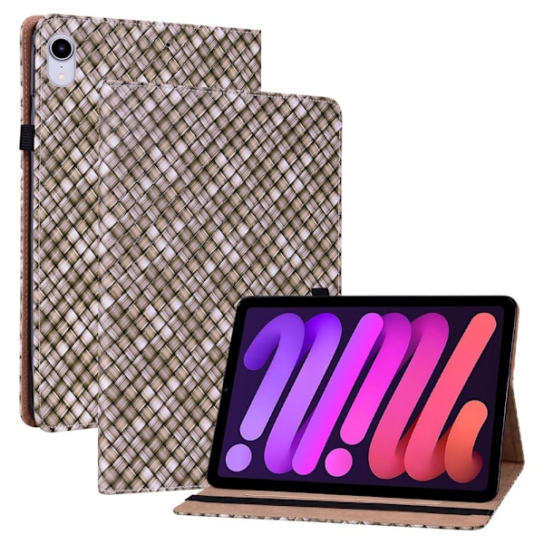 iPad Mini 2024/2021 Fodral Vävd Textur Brun