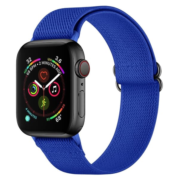 Nylon Armband Justerbart Apple Watch 42/44/45/46/49 mm Blå Blue Blå