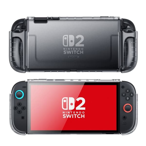 Supcase Nintendo Switch 2 Skal Crystal Case Frost Black