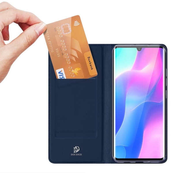 Xiaomi Mi Note 10 Lite - DUX DUCIS Skin Pro Plånboksfodral - Blå Blue Blå