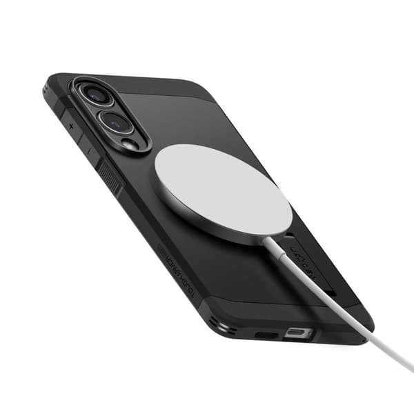 Spigen Galaxy S25 Edge Skal MagSafe Tough Armor Svart