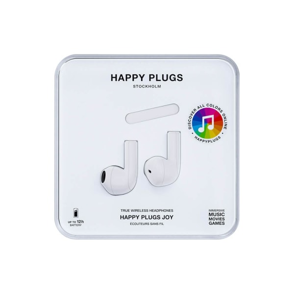 Happy Plugs Joy Hörlurar In-Ear TWS Vit