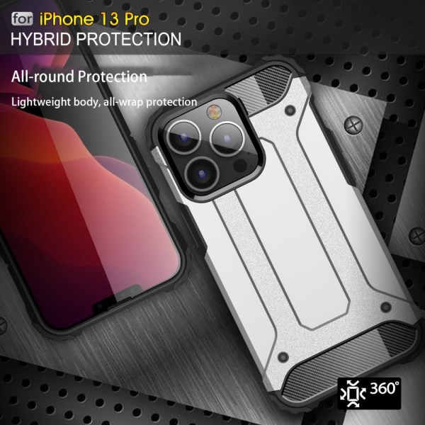 iPhone 13 Pro - Shockproof Hybrid Skal - Svart