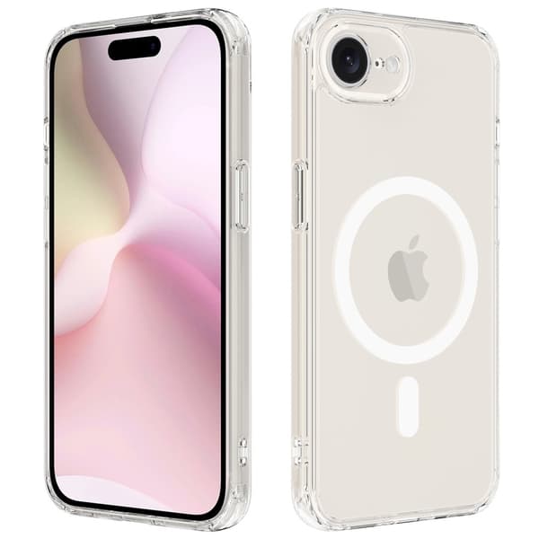 iPhone 17e / 16e Skal MagSafe TPU / Akryl Transparent