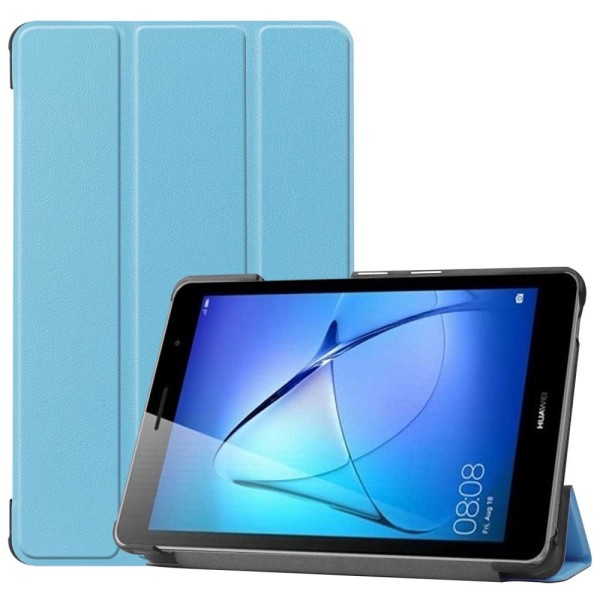 Huawei MatePad T8 - Tri-Fold Fodral - Ljus Blå LightBlue Ljus Blå