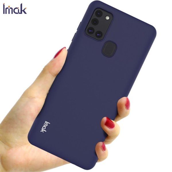 Samsung Galaxy A21s - IMAK Matt TPU Skal - Blå Blue Blå