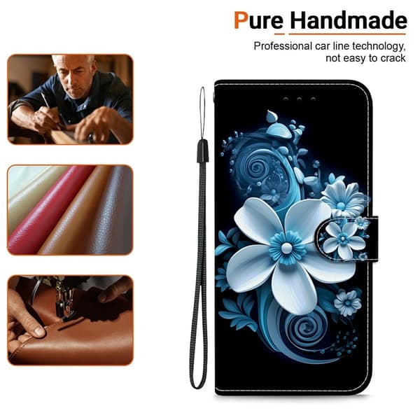 iPhone 17 Pro Fodral Med Tryck Blommor