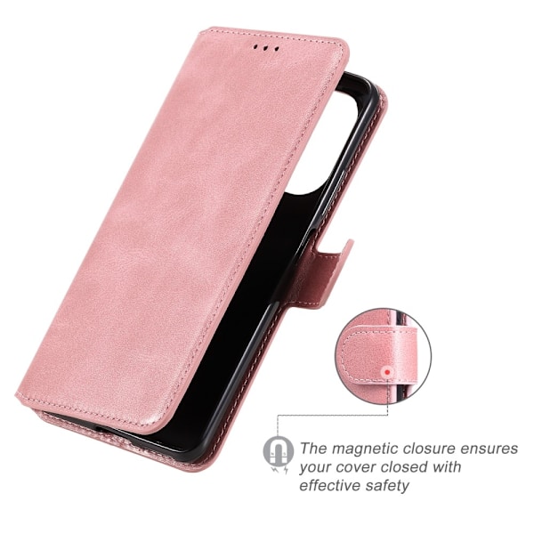 Xiaomi Mi 11i - Läder Fodral Solid - Roséguld Roséguld