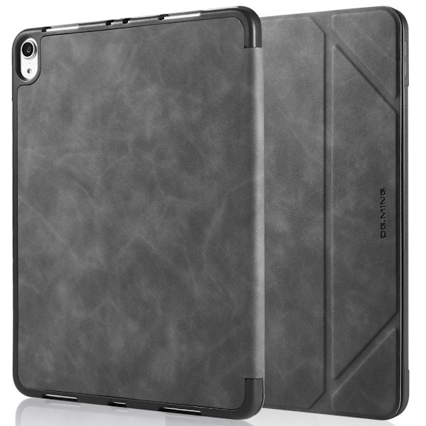 DG.MING iPad Air 2025-2020/Pro 11 2018 Fodral Pennhållare Grey Grå
