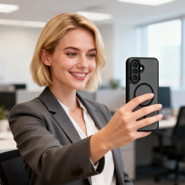 Tech-Protect Galaxy A37 / A36 / A56 Skal MagSafe MagMat Svart