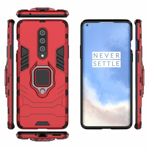 OnePlus 8 - Hybrid Ring Skal - Röd Röd
