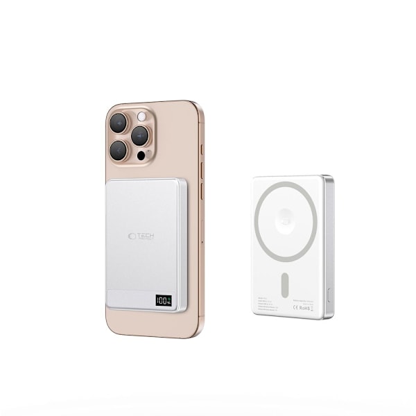 Tech-Protect 5000 mAh MagSafe Powerbank LifeMag Silver