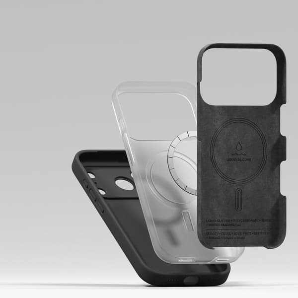Ringke iPhone 17 Pro Max Skal MagSafe Silikon Svart