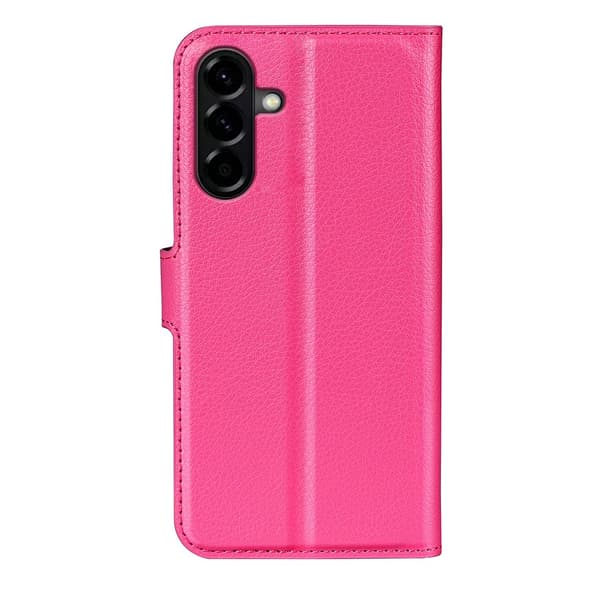 Samsung Galaxy A57 5G Fodral Litchi Läder Rosa