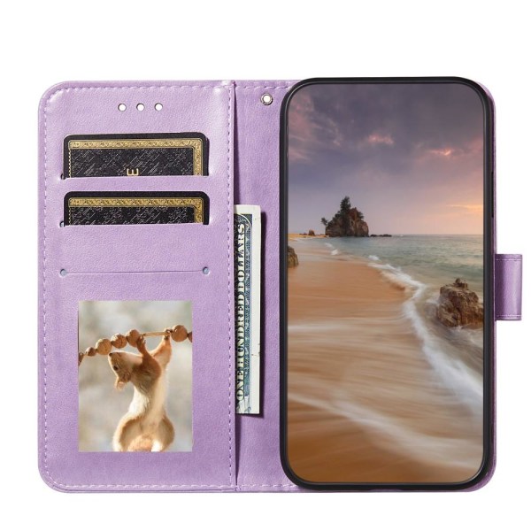Samsung Galaxy A52 / A52s - Solid Plånboksfodral - Lila Purple Lila