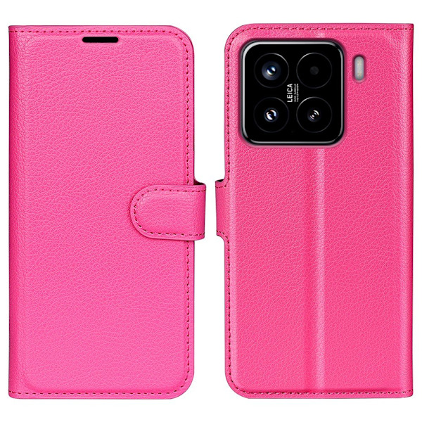 Xiaomi 15 Fodral Litchi Läder Rosa