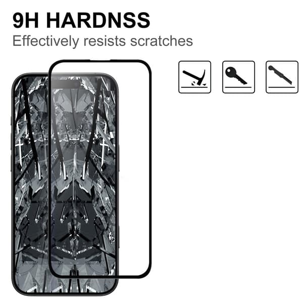 iPhone Air Skärmskydd Heltäckande Härdat Glas
