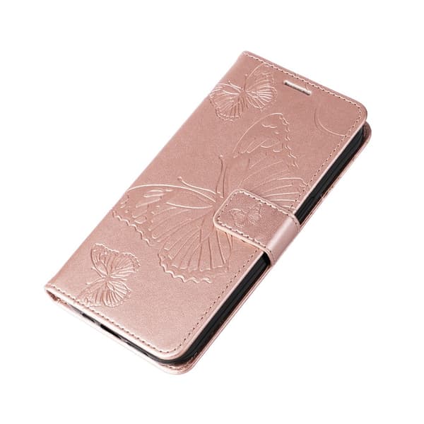 Honor Magic7 Lite Fodral Med Fjäril Tryck Roséguld