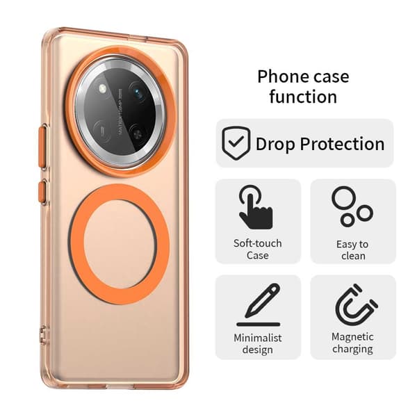Honor Magic7 Lite Skal MagSafe Hybrid Orange