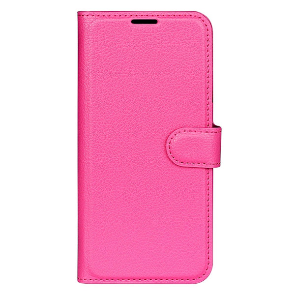 Xiaomi Redmi Note 14 5G Fodral Litchi Läder Rosa